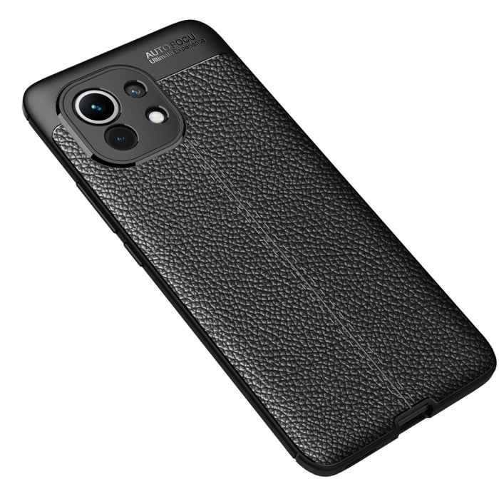 Estuche a prueba de golpes de TPU con textura Litchi, For Xiaomi Mi 11