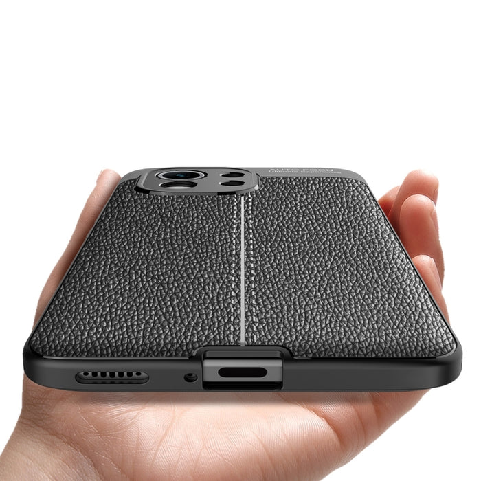 Estuche a prueba de golpes de TPU con textura Litchi, For Xiaomi Mi 11