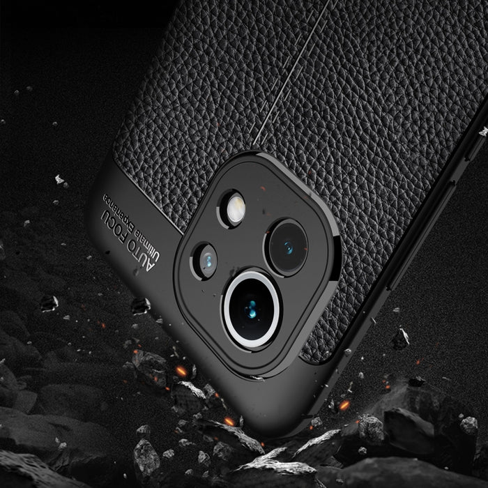 Estuche a prueba de golpes de TPU con textura Litchi, For Xiaomi Mi 11