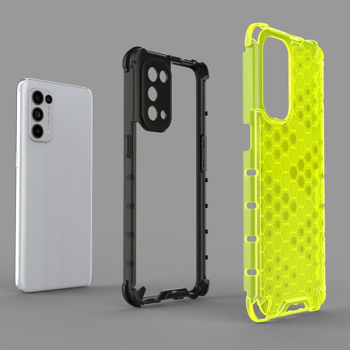 Estuche PC + TPU a prueba de golpes Honeycomb, For Oppo Reno5 5G, For Oppo Reno5 Pro 5G, For Xiaomi Redmi Note 9 4G, For Xiaomi Redmi Note 9 5G, For Xiaomi Poco M3, For Samsung Galaxy A12, For Samsung Galaxy A32 5G, For Samsung Galaxy A52 5G