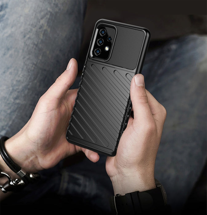 Estuche blando protector de TPU a prueba de golpes Thunderbolt, For Xiaomi Redmi Note 9 5G, For Samsung Galaxy A12, For Samsung Galaxy A02s, For Samsung Galaxy A32, For Samsung Galaxy A52 5G / 4G, For Samsung Galaxy A72 5G / 4G, For OnePlus 9          ...