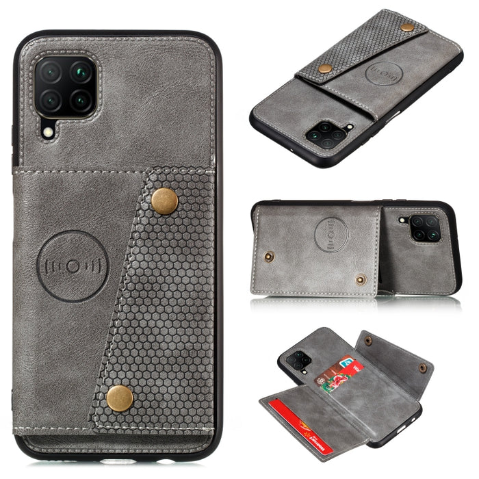 Estuche protector magnético a prueba de golpes con doble hebilla PU + TPU con ranura para tarjeta y soporte, For Huawei Mate 40, For Huawei Mate 40 Pro, For Huawei Y7a, For Samsung Galaxy A02s (EU Version), For Samsung Galaxy A12                       ...
