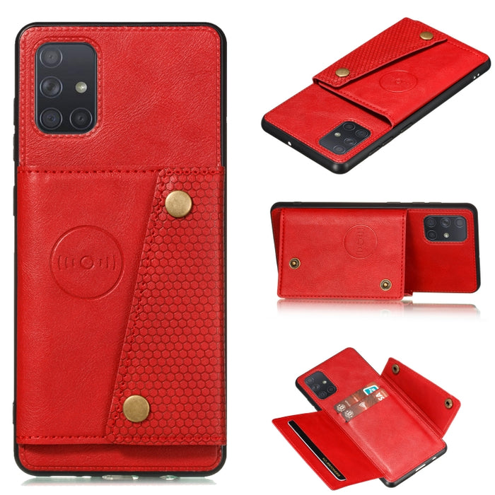 Estuche protector magnético a prueba de golpes con doble hebilla PU + TPU con ranura para tarjeta y soporte, For Huawei Mate 40, For Huawei Mate 40 Pro, For Huawei Y7a, For Samsung Galaxy A02s (EU Version), For Samsung Galaxy A12                       ...