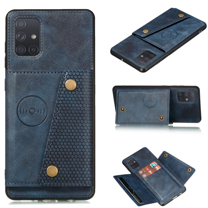 Estuche protector magnético a prueba de golpes con doble hebilla PU + TPU con ranura para tarjeta y soporte, For Huawei Mate 40, For Huawei Mate 40 Pro, For Huawei Y7a, For Samsung Galaxy A02s (EU Version), For Samsung Galaxy A12                       ...