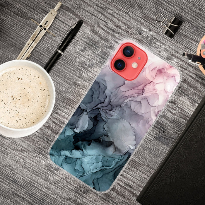 Estuche protector de TPU a prueba de golpes con patrón de mármol