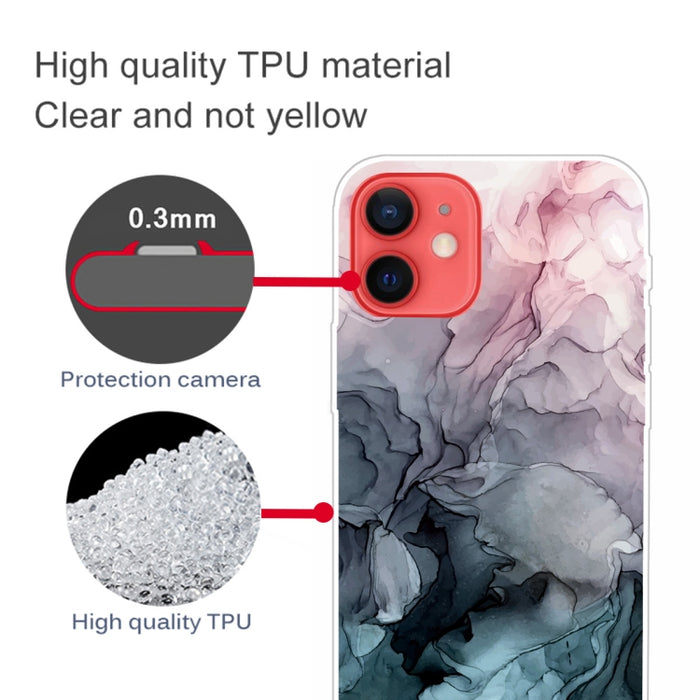 Estuche protector de TPU a prueba de golpes con patrón de mármol