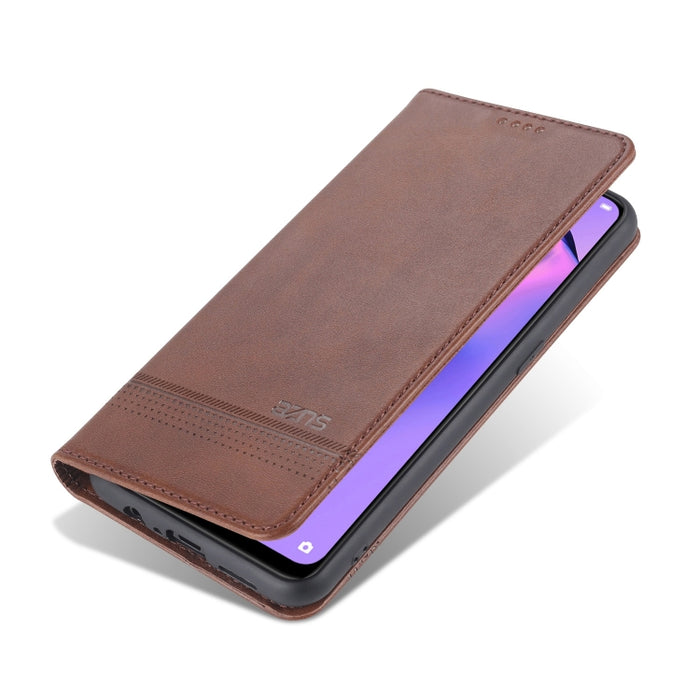 AZNS Estuche de cuero con tapa horizontal con textura de becerro magnético con ranuras para tarjetas y soporte y billetera, For Oppo Reno5 5G, For Oppo Reno5 Pro 5G, For Xiaomi Redmi Note 9 5G