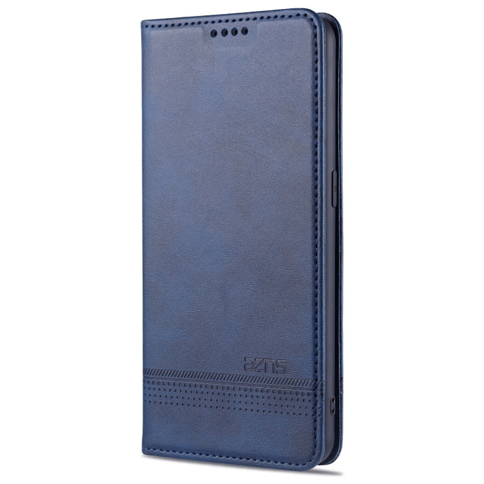 AZNS Estuche de cuero con tapa horizontal con textura de becerro magnético con ranuras para tarjetas y soporte y billetera, For Oppo Reno5 5G, For Oppo Reno5 Pro 5G, For Xiaomi Redmi Note 9 5G