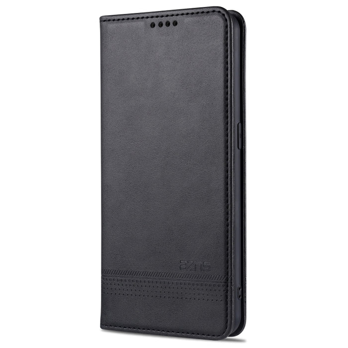 AZNS Estuche de cuero con tapa horizontal con textura de becerro magnético con ranuras para tarjetas y soporte y billetera, For Oppo Reno5 5G, For Oppo Reno5 Pro 5G, For Xiaomi Redmi Note 9 5G