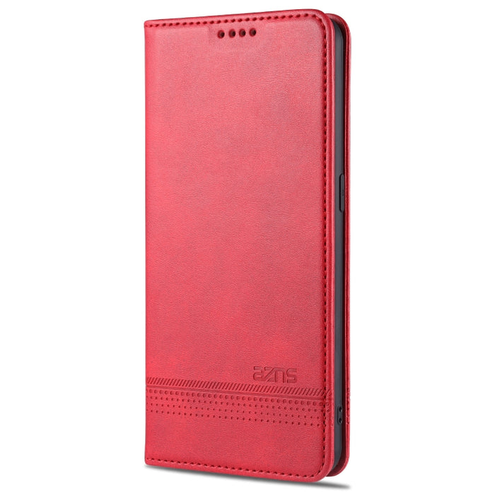 AZNS Estuche de cuero con tapa horizontal con textura de becerro magnético con ranuras para tarjetas y soporte y billetera, For Oppo Reno5 5G, For Oppo Reno5 Pro 5G, For Xiaomi Redmi Note 9 5G