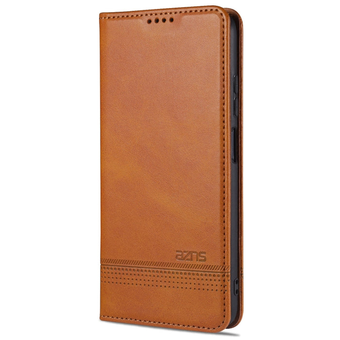AZNS Estuche de cuero con tapa horizontal con textura de becerro magnético con ranuras para tarjetas y soporte y billetera, For Oppo Reno5 5G, For Oppo Reno5 Pro 5G, For Xiaomi Redmi Note 9 5G