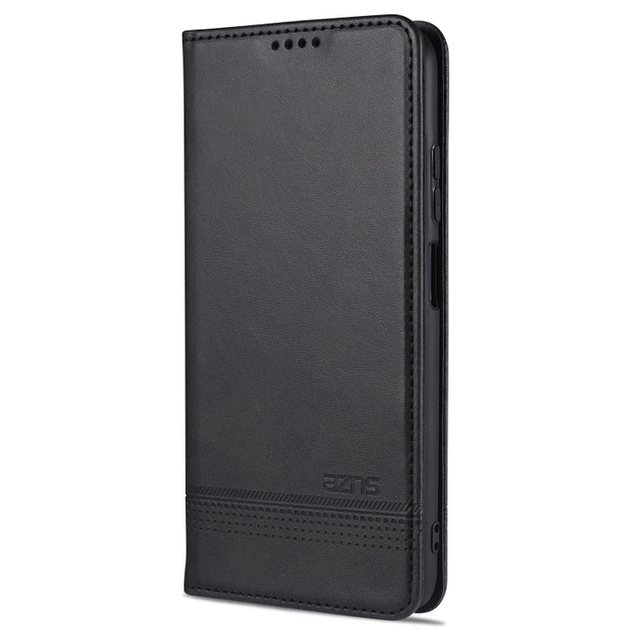 AZNS Estuche de cuero con tapa horizontal con textura de becerro magnético con ranuras para tarjetas y soporte y billetera, For Oppo Reno5 5G, For Oppo Reno5 Pro 5G, For Xiaomi Redmi Note 9 5G