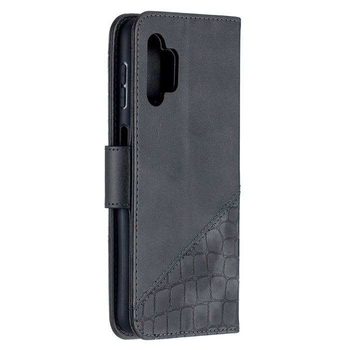 Funda de cuero PU con tapa horizontal y textura de cocodrilo a juego con billetera y soporte y ranuras para tarjetas, For Samsung Galaxy A32 5G, For Samsung Galaxy A52 5G, For Samsung Galaxy A72 5G / 4G, For Xiaomi Poco M3