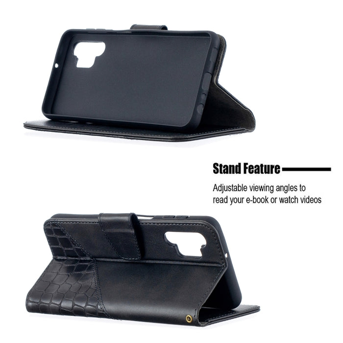 Funda de cuero PU con tapa horizontal y textura de cocodrilo a juego con billetera y soporte y ranuras para tarjetas, For Samsung Galaxy A32 5G, For Samsung Galaxy A52 5G, For Samsung Galaxy A72 5G / 4G, For Xiaomi Poco M3