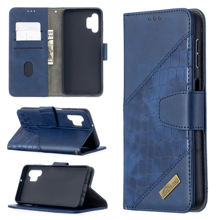 Funda de cuero PU con tapa horizontal y textura de cocodrilo a juego con billetera y soporte y ranuras para tarjetas, For Samsung Galaxy A32 5G, For Samsung Galaxy A52 5G, For Samsung Galaxy A72 5G / 4G, For Xiaomi Poco M3