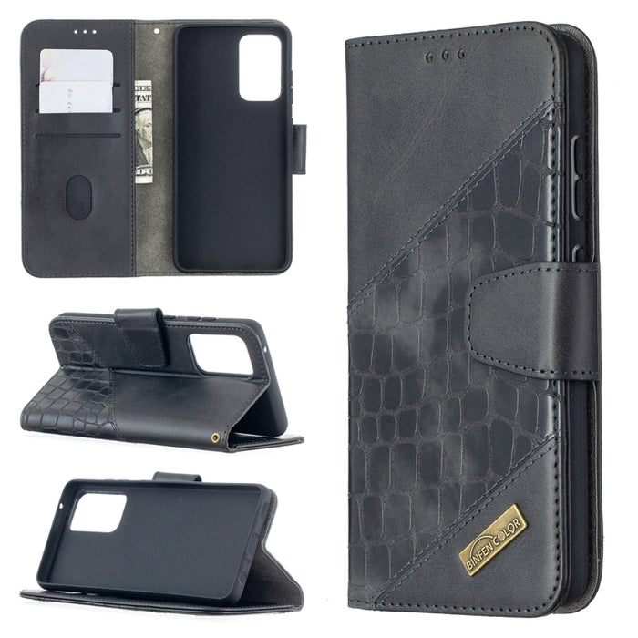 Funda de cuero PU con tapa horizontal y textura de cocodrilo a juego con billetera y soporte y ranuras para tarjetas, For Samsung Galaxy A32 5G, For Samsung Galaxy A52 5G, For Samsung Galaxy A72 5G / 4G, For Xiaomi Poco M3