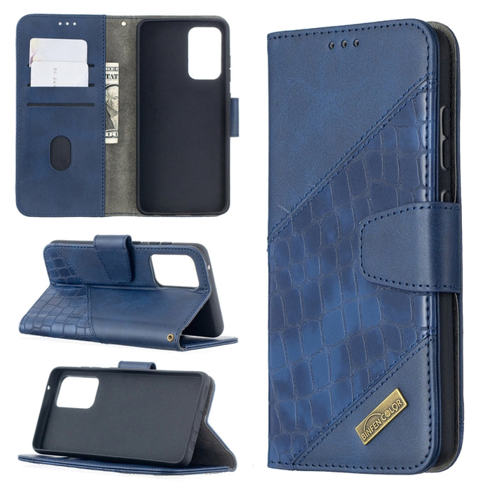 Funda de cuero PU con tapa horizontal y textura de cocodrilo a juego con billetera y soporte y ranuras para tarjetas, For Samsung Galaxy A32 5G, For Samsung Galaxy A52 5G, For Samsung Galaxy A72 5G / 4G, For Xiaomi Poco M3