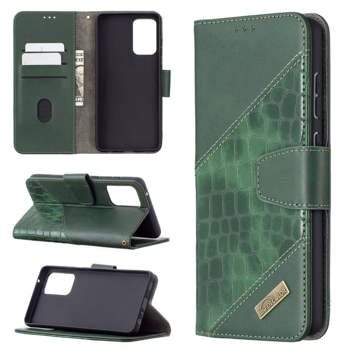 Funda de cuero PU con tapa horizontal y textura de cocodrilo a juego con billetera y soporte y ranuras para tarjetas, For Samsung Galaxy A32 5G, For Samsung Galaxy A52 5G, For Samsung Galaxy A72 5G / 4G, For Xiaomi Poco M3