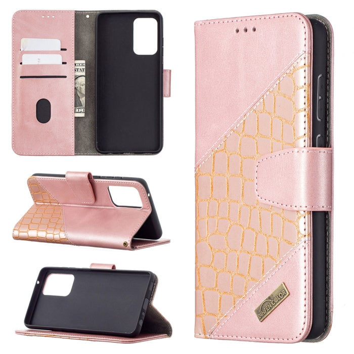 Funda de cuero PU con tapa horizontal y textura de cocodrilo a juego con billetera y soporte y ranuras para tarjetas, For Samsung Galaxy A32 5G, For Samsung Galaxy A52 5G, For Samsung Galaxy A72 5G / 4G, For Xiaomi Poco M3