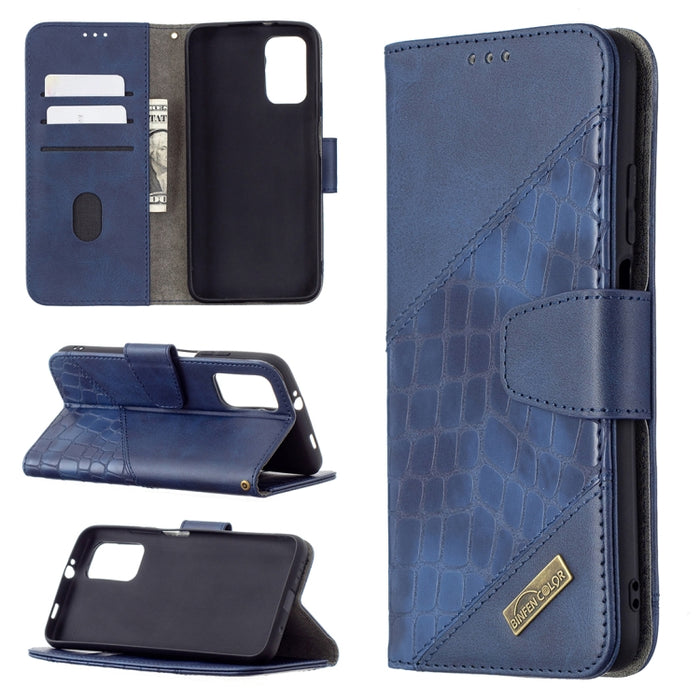 Funda de cuero PU con tapa horizontal y textura de cocodrilo a juego con billetera y soporte y ranuras para tarjetas, For Samsung Galaxy A32 5G, For Samsung Galaxy A52 5G, For Samsung Galaxy A72 5G / 4G, For Xiaomi Poco M3