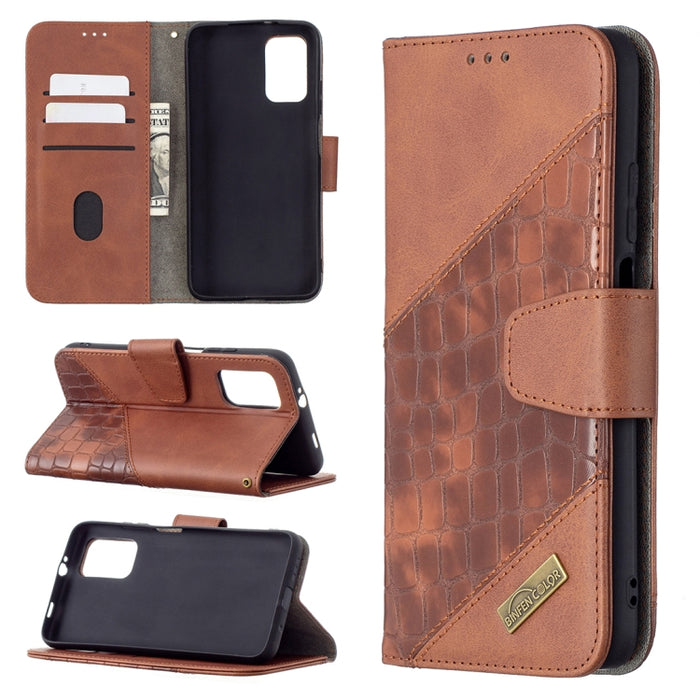 Funda de cuero PU con tapa horizontal y textura de cocodrilo a juego con billetera y soporte y ranuras para tarjetas, For Samsung Galaxy A32 5G, For Samsung Galaxy A52 5G, For Samsung Galaxy A72 5G / 4G, For Xiaomi Poco M3
