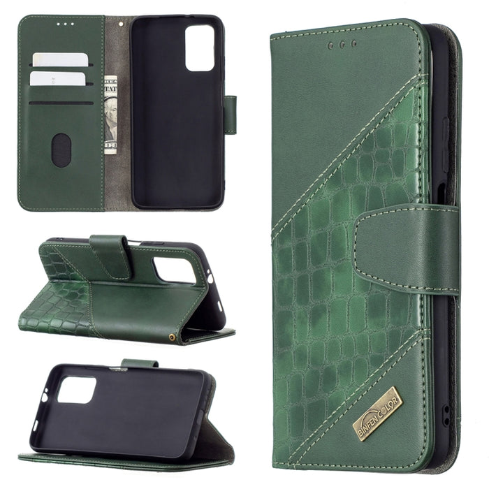 Funda de cuero PU con tapa horizontal y textura de cocodrilo a juego con billetera y soporte y ranuras para tarjetas, For Samsung Galaxy A32 5G, For Samsung Galaxy A52 5G, For Samsung Galaxy A72 5G / 4G, For Xiaomi Poco M3