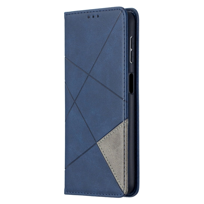 Estuche de cuero con tapa horizontal magnética invisible prismática con soporte y ranuras para tarjetas y marco de fotos, For Samsung Galaxy A32 5G, For Samsung Galaxy A52 5G, For Samsung Galaxy A72 5G, For Xiaomi Poco M3