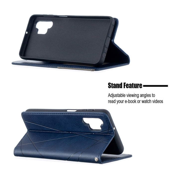Estuche de cuero con tapa horizontal magnética invisible prismática con soporte y ranuras para tarjetas y marco de fotos, For Samsung Galaxy A32 5G, For Samsung Galaxy A52 5G, For Samsung Galaxy A72 5G, For Xiaomi Poco M3