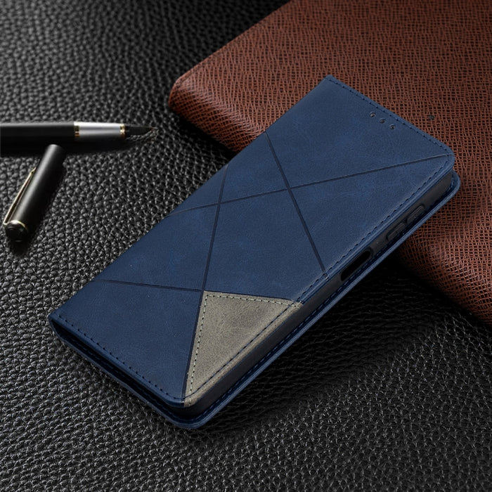 Estuche de cuero con tapa horizontal magnética invisible prismática con soporte y ranuras para tarjetas y marco de fotos, For Samsung Galaxy A32 5G, For Samsung Galaxy A52 5G, For Samsung Galaxy A72 5G, For Xiaomi Poco M3