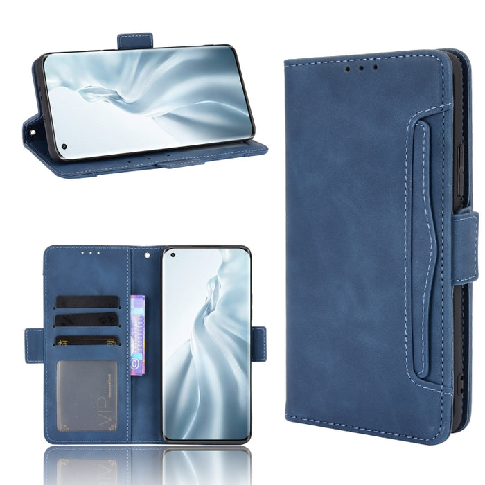 Estuche de cuero con tapa horizontal con patrón de piel de becerro con soporte y ranuras para tarjetas y marco de fotos, For Samsung Galaxy A02s, For Samsung Galaxy A52 5G, For Samsung Galaxy A72 5G / 4G, For Samsung Galaxy S21+ 5G                     ...