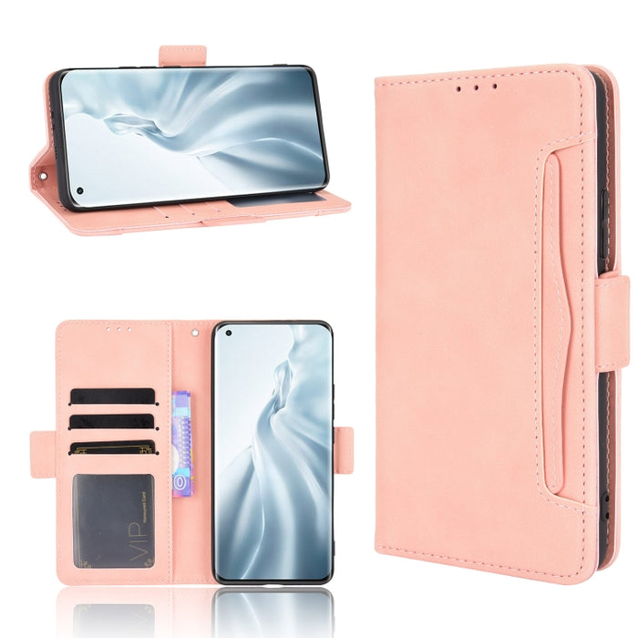 Estuche de cuero con tapa horizontal con patrón de piel de becerro con soporte y ranuras para tarjetas y marco de fotos, For Samsung Galaxy A02s, For Samsung Galaxy A52 5G, For Samsung Galaxy A72 5G / 4G, For Samsung Galaxy S21+ 5G                     ...