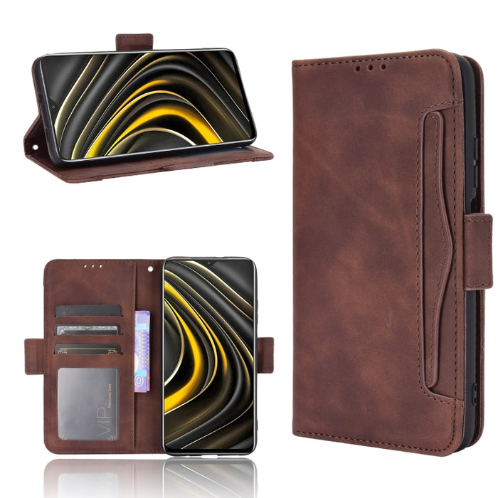 Estuche de cuero con tapa horizontal con patrón de piel de becerro con soporte y ranuras para tarjetas y marco de fotos, For Samsung Galaxy A02s, For Samsung Galaxy A52 5G, For Samsung Galaxy A72 5G / 4G, For Samsung Galaxy S21+ 5G                     ...