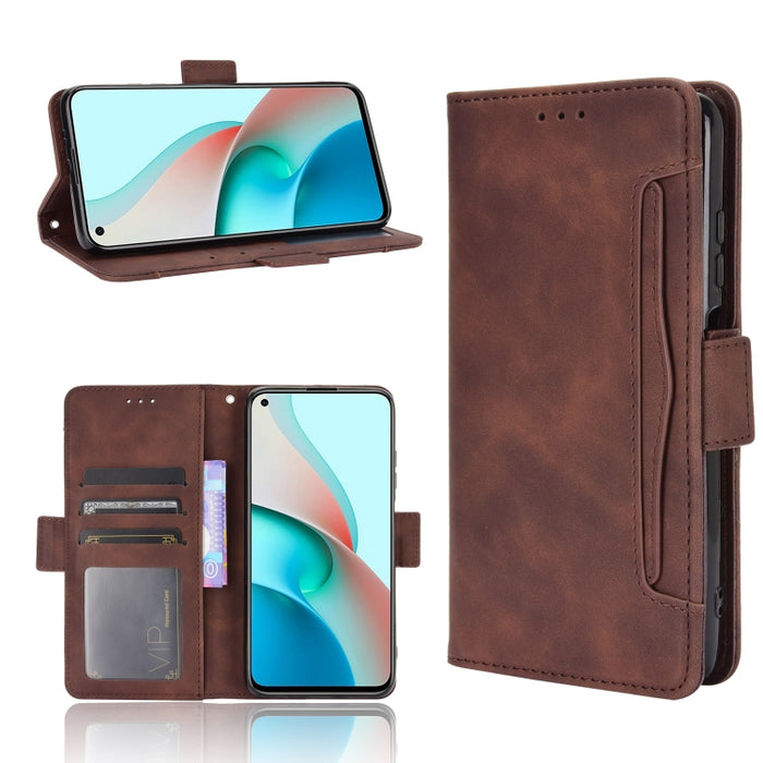 Estuche de cuero con tapa horizontal con patrón de piel de becerro con soporte y ranuras para tarjetas y marco de fotos, For Samsung Galaxy A02s, For Samsung Galaxy A52 5G, For Samsung Galaxy A72 5G / 4G, For Samsung Galaxy S21+ 5G                     ...