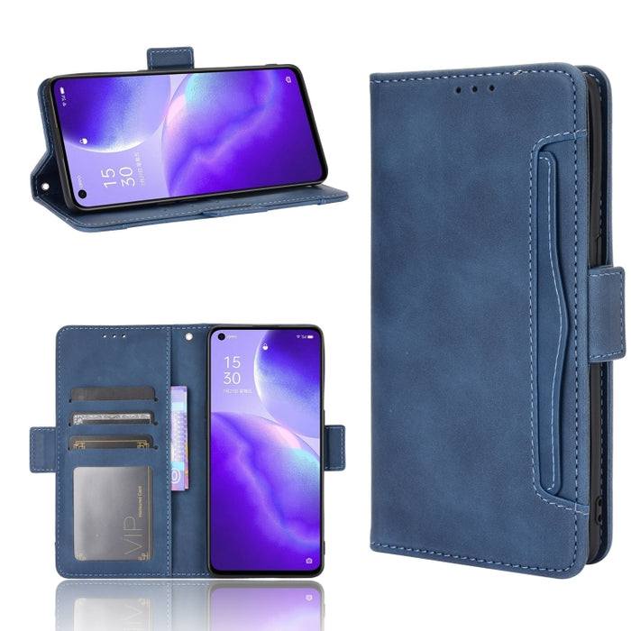 Estuche de cuero con tapa horizontal con patrón de piel de becerro con soporte y ranuras para tarjetas y marco de fotos, For Samsung Galaxy A02s, For Samsung Galaxy A52 5G, For Samsung Galaxy A72 5G / 4G, For Samsung Galaxy S21+ 5G                     ...