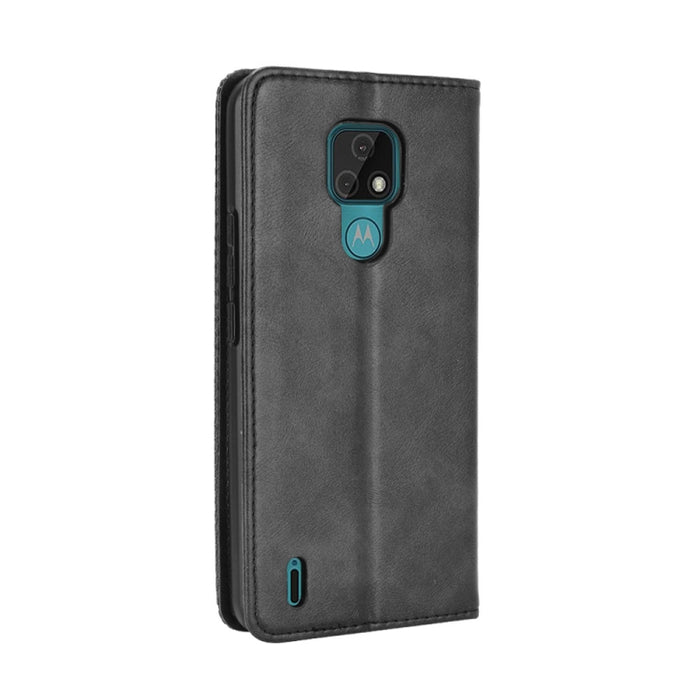 Hebilla magnética Retro Crazy Horse Texture Funda de cuero con tapa horizontal con soporte y ranuras para tarjetas y marco de fotos, For Motorola Moto E7, For OPPO Reno5 5G, For OPPO Reno5 Pro 5G, For Xiaomi Redmi 9T/ 9 Power                           ...