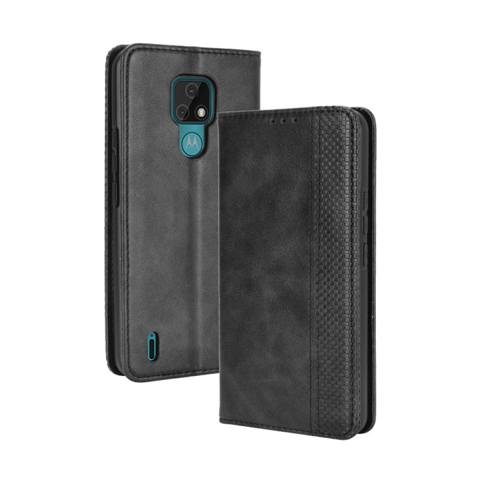 Hebilla magnética Retro Crazy Horse Texture Funda de cuero con tapa horizontal con soporte y ranuras para tarjetas y marco de fotos, For Motorola Moto E7, For OPPO Reno5 5G, For OPPO Reno5 Pro 5G, For Xiaomi Redmi 9T/ 9 Power                           ...