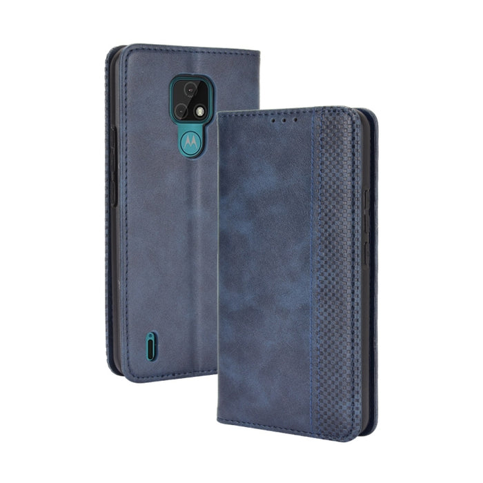 Hebilla magnética Retro Crazy Horse Texture Funda de cuero con tapa horizontal con soporte y ranuras para tarjetas y marco de fotos, For Motorola Moto E7, For OPPO Reno5 5G, For OPPO Reno5 Pro 5G, For Xiaomi Redmi 9T/ 9 Power                           ...