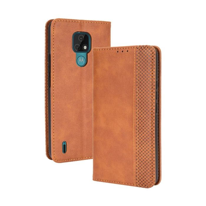 Hebilla magnética Retro Crazy Horse Texture Funda de cuero con tapa horizontal con soporte y ranuras para tarjetas y marco de fotos, For Motorola Moto E7, For OPPO Reno5 5G, For OPPO Reno5 Pro 5G, For Xiaomi Redmi 9T/ 9 Power                           ...