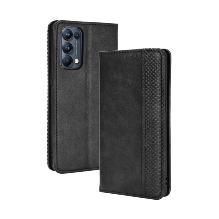 Hebilla magnética Retro Crazy Horse Texture Funda de cuero con tapa horizontal con soporte y ranuras para tarjetas y marco de fotos, For Motorola Moto E7, For OPPO Reno5 5G, For OPPO Reno5 Pro 5G, For Xiaomi Redmi 9T/ 9 Power                           ...