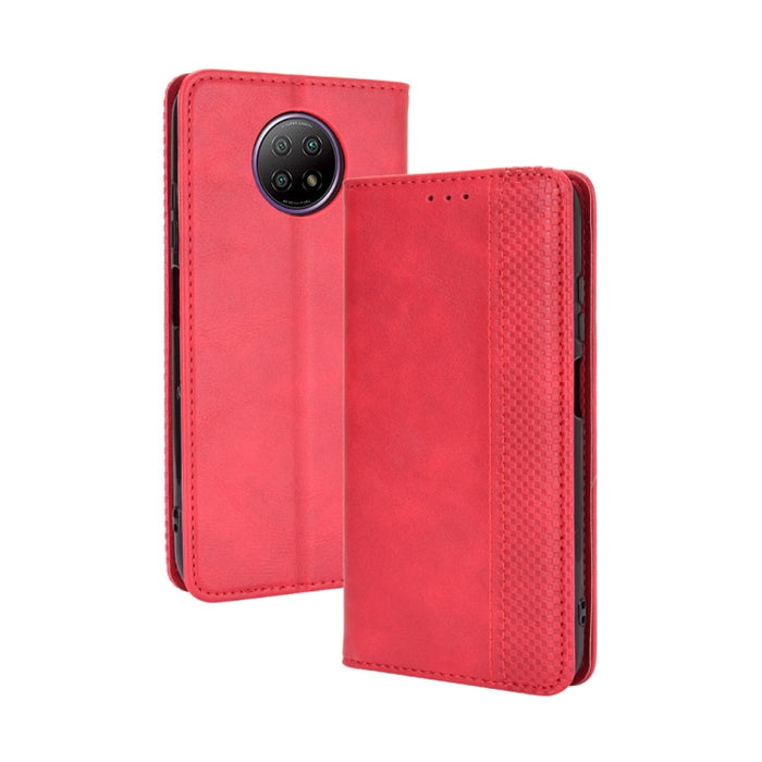 Hebilla magnética Retro Crazy Horse Texture Funda de cuero con tapa horizontal con soporte y ranuras para tarjetas y marco de fotos, For Motorola Moto E7, For OPPO Reno5 5G, For OPPO Reno5 Pro 5G, For Xiaomi Redmi 9T/ 9 Power                           ...