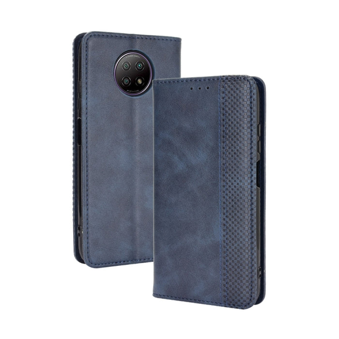 Hebilla magnética Retro Crazy Horse Texture Funda de cuero con tapa horizontal con soporte y ranuras para tarjetas y marco de fotos, For Motorola Moto E7, For OPPO Reno5 5G, For OPPO Reno5 Pro 5G, For Xiaomi Redmi 9T/ 9 Power                           ...