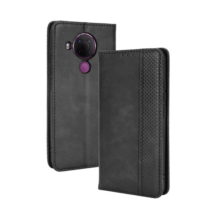 Hebilla magnética Retro Crazy Horse Texture Funda de cuero con tapa horizontal con soporte y ranuras para tarjetas y marco de fotos, For Motorola Moto E7, For OPPO Reno5 5G, For OPPO Reno5 Pro 5G, For Xiaomi Redmi 9T/ 9 Power                           ...