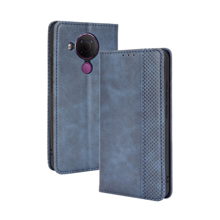 Hebilla magnética Retro Crazy Horse Texture Funda de cuero con tapa horizontal con soporte y ranuras para tarjetas y marco de fotos, For Motorola Moto E7, For OPPO Reno5 5G, For OPPO Reno5 Pro 5G, For Xiaomi Redmi 9T/ 9 Power                           ...