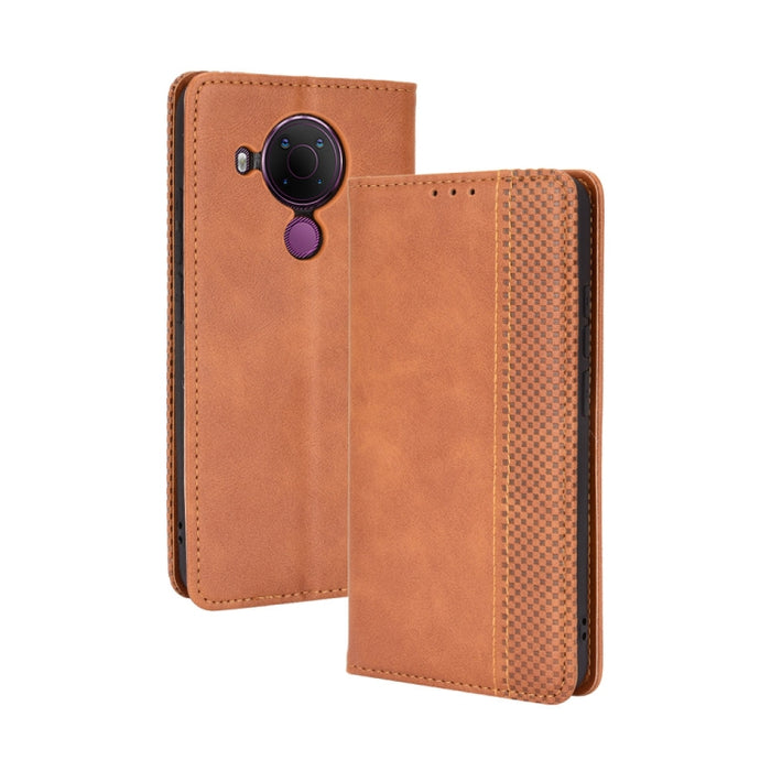 Hebilla magnética Retro Crazy Horse Texture Funda de cuero con tapa horizontal con soporte y ranuras para tarjetas y marco de fotos, For Motorola Moto E7, For OPPO Reno5 5G, For OPPO Reno5 Pro 5G, For Xiaomi Redmi 9T/ 9 Power                           ...