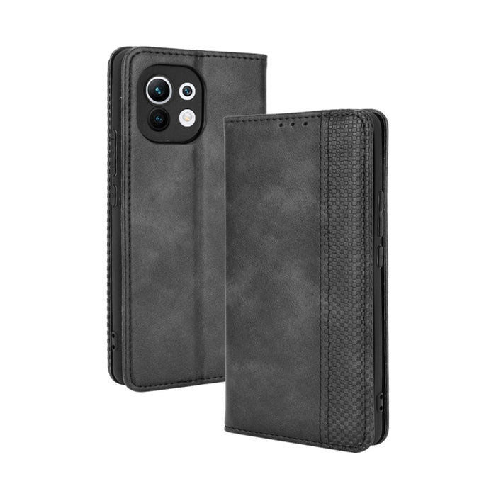 Hebilla magnética Retro Crazy Horse Texture Funda de cuero con tapa horizontal con soporte y ranuras para tarjetas y marco de fotos, For Motorola Moto E7, For OPPO Reno5 5G, For OPPO Reno5 Pro 5G, For Xiaomi Redmi 9T/ 9 Power                           ...