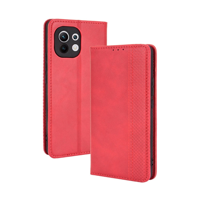 Hebilla magnética Retro Crazy Horse Texture Funda de cuero con tapa horizontal con soporte y ranuras para tarjetas y marco de fotos, For Motorola Moto E7, For OPPO Reno5 5G, For OPPO Reno5 Pro 5G, For Xiaomi Redmi 9T/ 9 Power                           ...