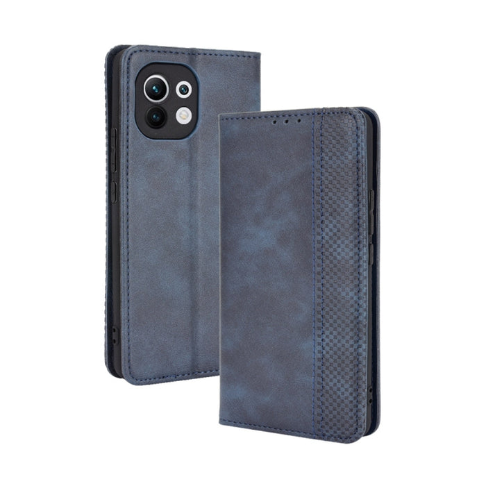 Hebilla magnética Retro Crazy Horse Texture Funda de cuero con tapa horizontal con soporte y ranuras para tarjetas y marco de fotos, For Motorola Moto E7, For OPPO Reno5 5G, For OPPO Reno5 Pro 5G, For Xiaomi Redmi 9T/ 9 Power                           ...