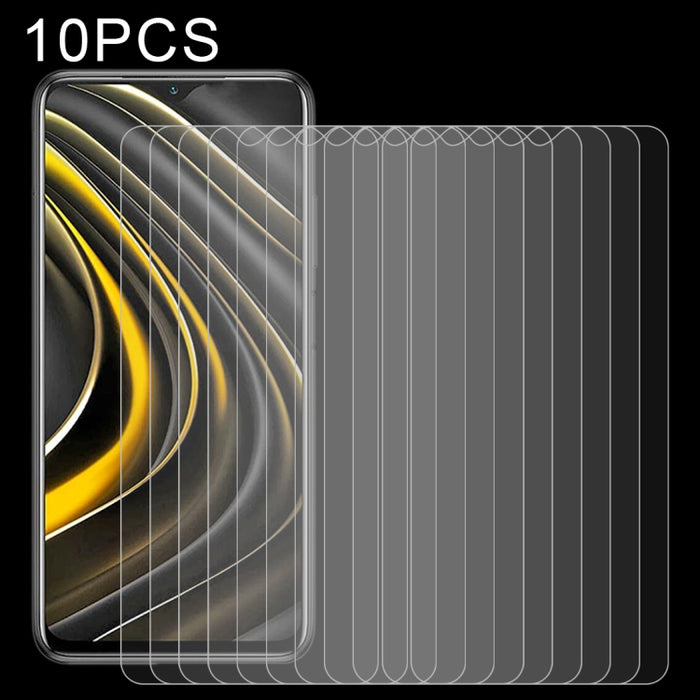 10 PCS 0.26mm 9H 2.5D Película de vidrio templado, For Xiaomi Redmi K40 (10 PCS), For Xiaomi Poco X3 (10 PCS), For Xiaomi Poco M3 (10 PCS), For Xiaomi Poco C3 (10 PCS), For Xiaomi Redmi 9A (10 PCS), For Xiaomi Redmi Note 9S / Note 10 Lite              ...