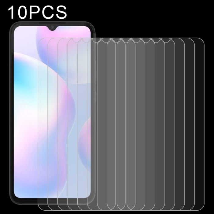 10 PCS 0.26mm 9H 2.5D Película de vidrio templado, For Xiaomi Redmi K40 (10 PCS), For Xiaomi Poco X3 (10 PCS), For Xiaomi Poco M3 (10 PCS), For Xiaomi Poco C3 (10 PCS), For Xiaomi Redmi 9A (10 PCS), For Xiaomi Redmi Note 9S / Note 10 Lite              ...
