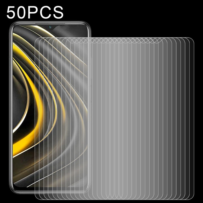 50 PCS 0.26mm 9H 2.5D Película de vidrio templado, For Xiaomi Redmi K40 (50 PCS), For Xiaomi Poco X3 (50 PCS), For Xiaomi Poco M3 (50 PCS), For Xiaomi Poco C3 (50 PCS), For Xiaomi Redmi 9A (50 PCS), For Xiaomi Redmi Note 9S (50 PCS)                    ...